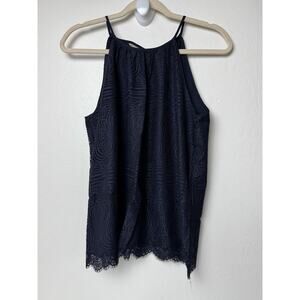 Loft Business Casual Navy Blue Business Casual Size XS Camisole Spaghetti Strap